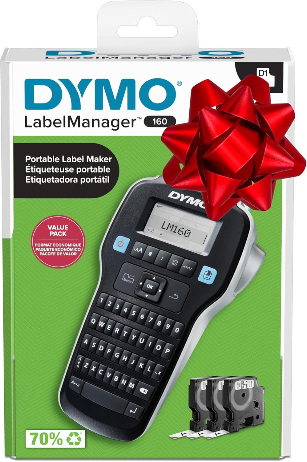 DYMO LabelManager 160 Portable Label Maker Bundle