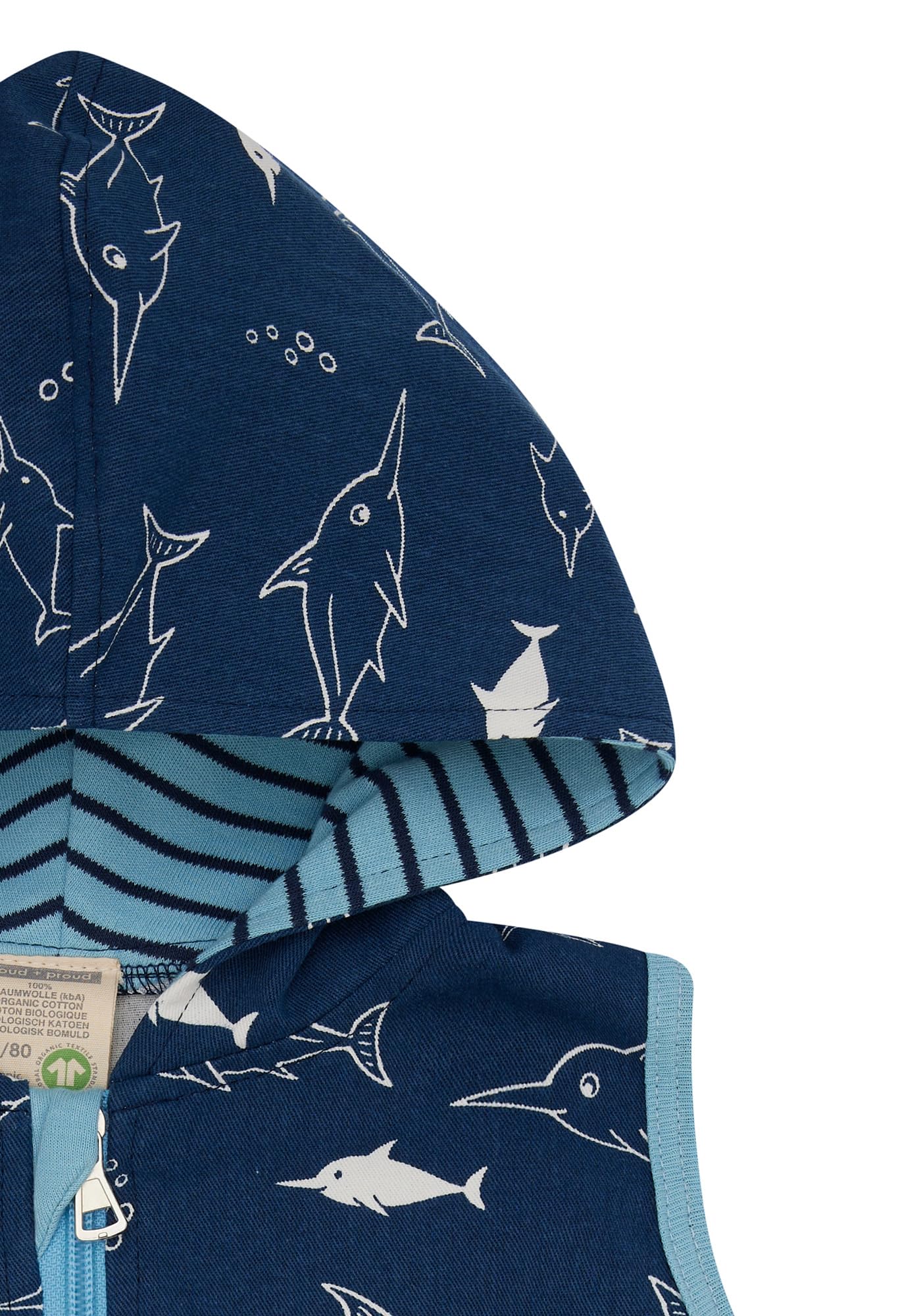 loud + proud Unisex Kinder Outdoor mit Tiermotiv, aus Bio Baumwolle, Gots Zertifiziert Weste