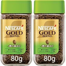 Nestle Nescafe Gold Blend, Fragrant, 2.8 oz 80 g 40 servings, Bottle, Regular Soluble Coffee x2