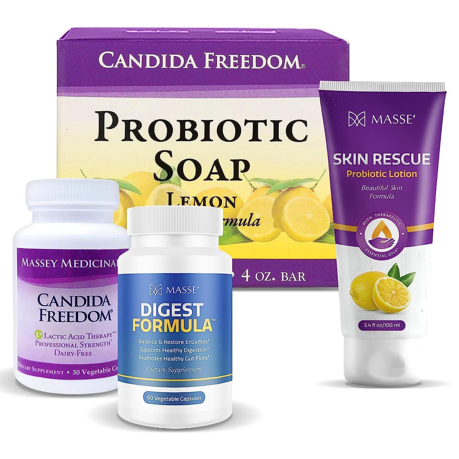 Candida Freedom MASSE' Dietary Supplement for Proper
