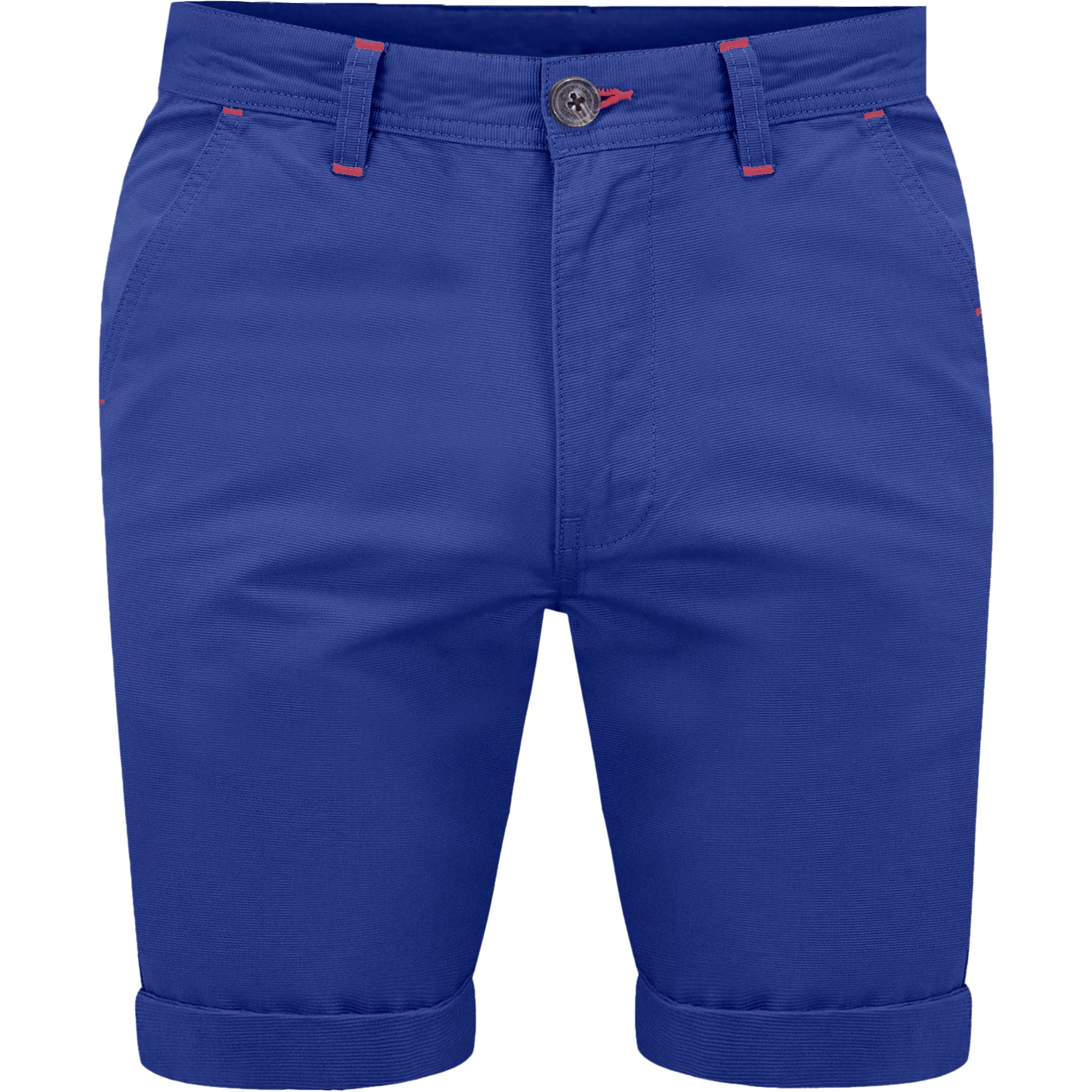 westAce Mens Stretch Chino Shorts Summer Cotton Cargo Combat Casual Jeans Half Pant (38, Royal Blue)