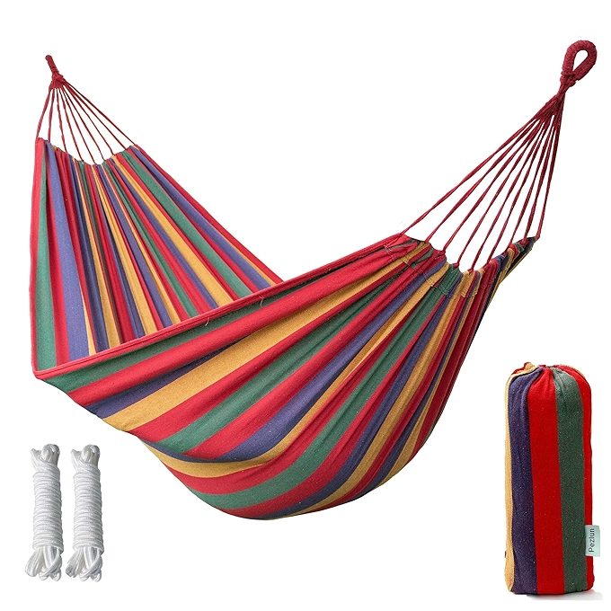 Pezlun 帆布双人吊床 440磅承重 多彩设计