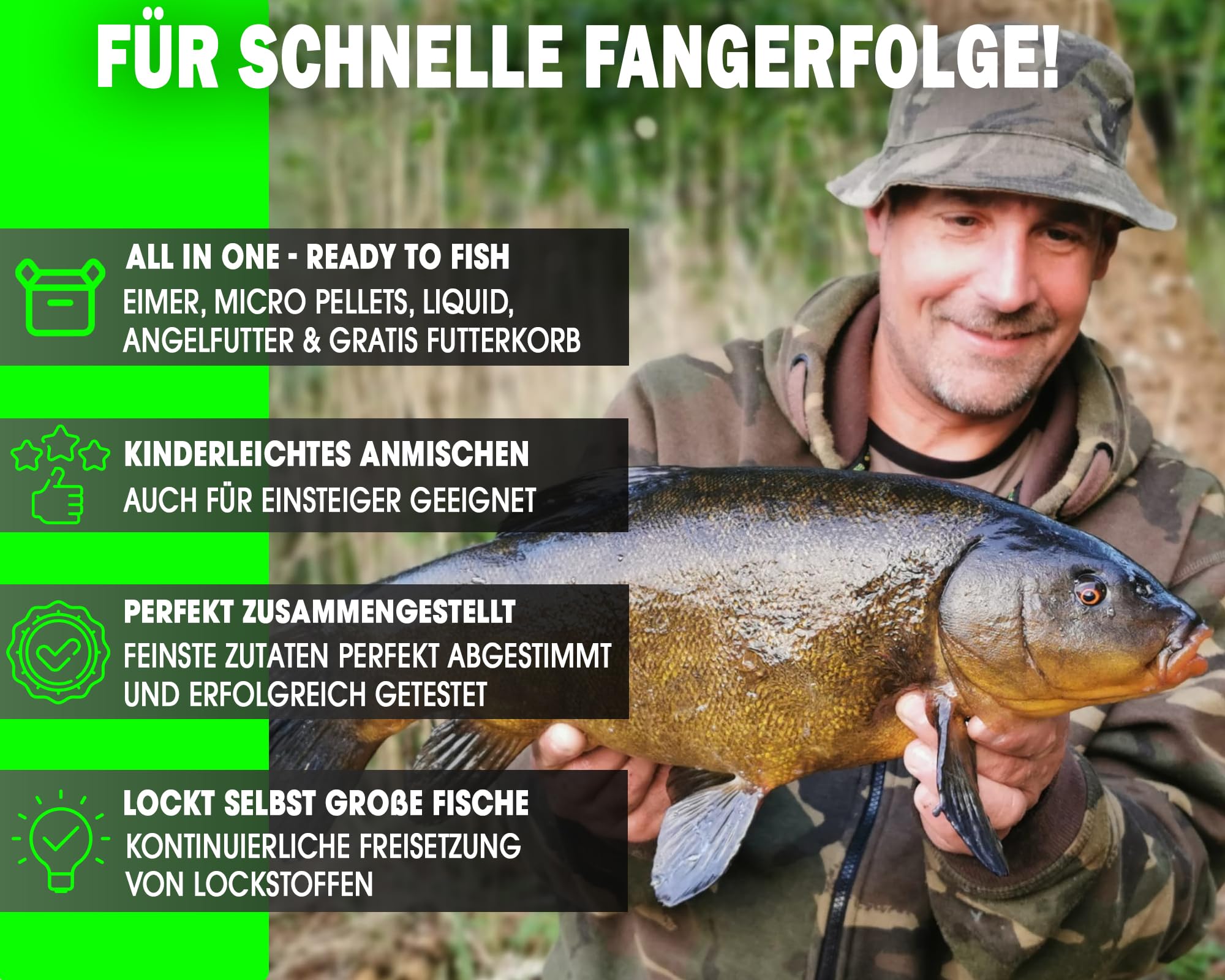 Angel-Berger Magic Baits Method Feeder Futterset Groundbait Liquid Pellets Futterkorb Futtermittel