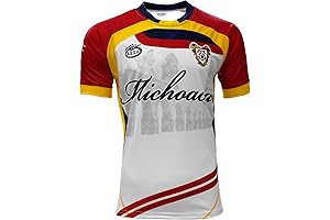Authentic Michoacan Mexico Soccer Jersey in Vibrant Yellow and Red
