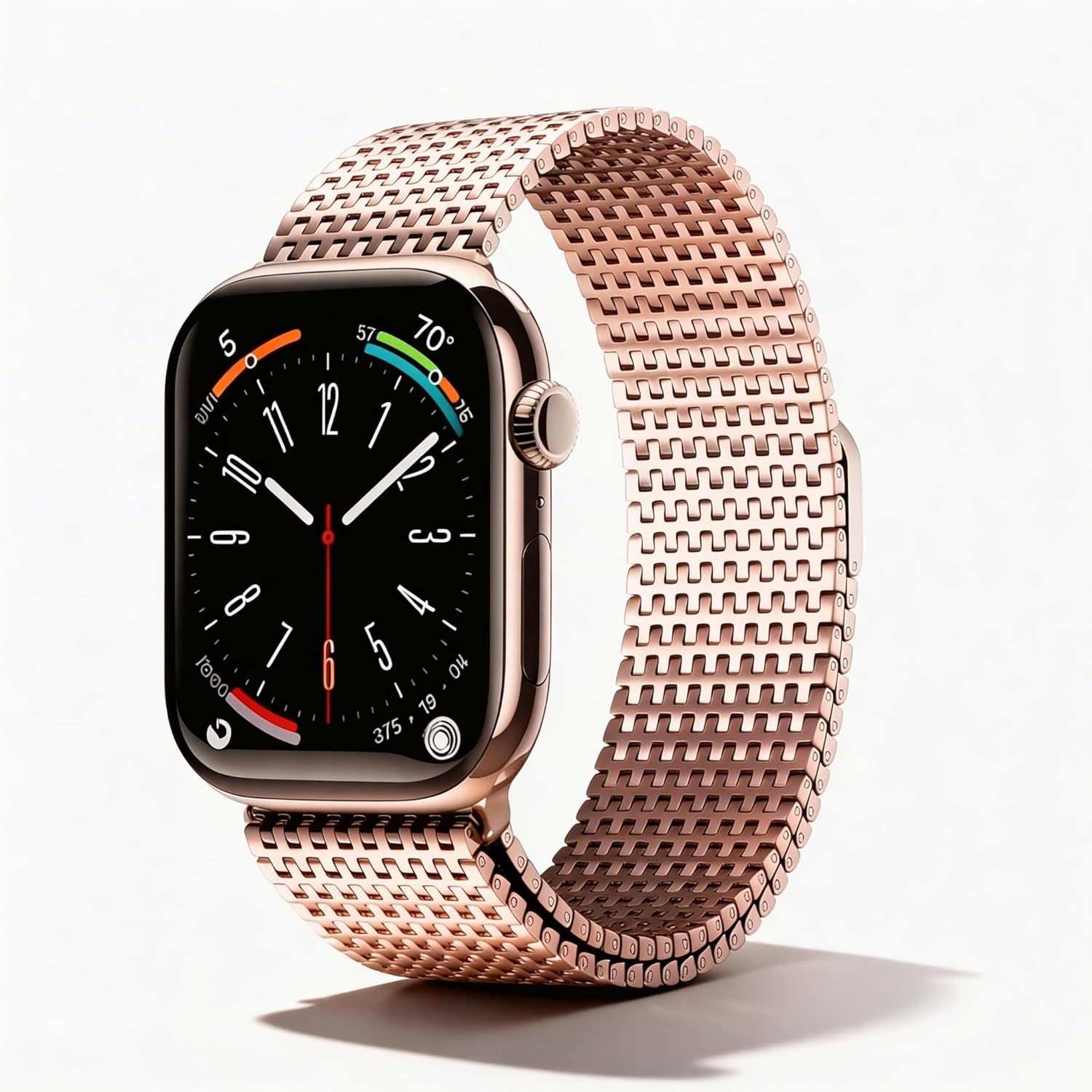 Magnetic Watchband Compatible with iWatch for Men 44mm 45mm 46mm 49mm 42mm 41mm 40mm 38mm Women, Soft Sport Strong Magnet Strap for iWatch Series 10 9 ULTRA 2 SE 8 7 6 5 4 3 1