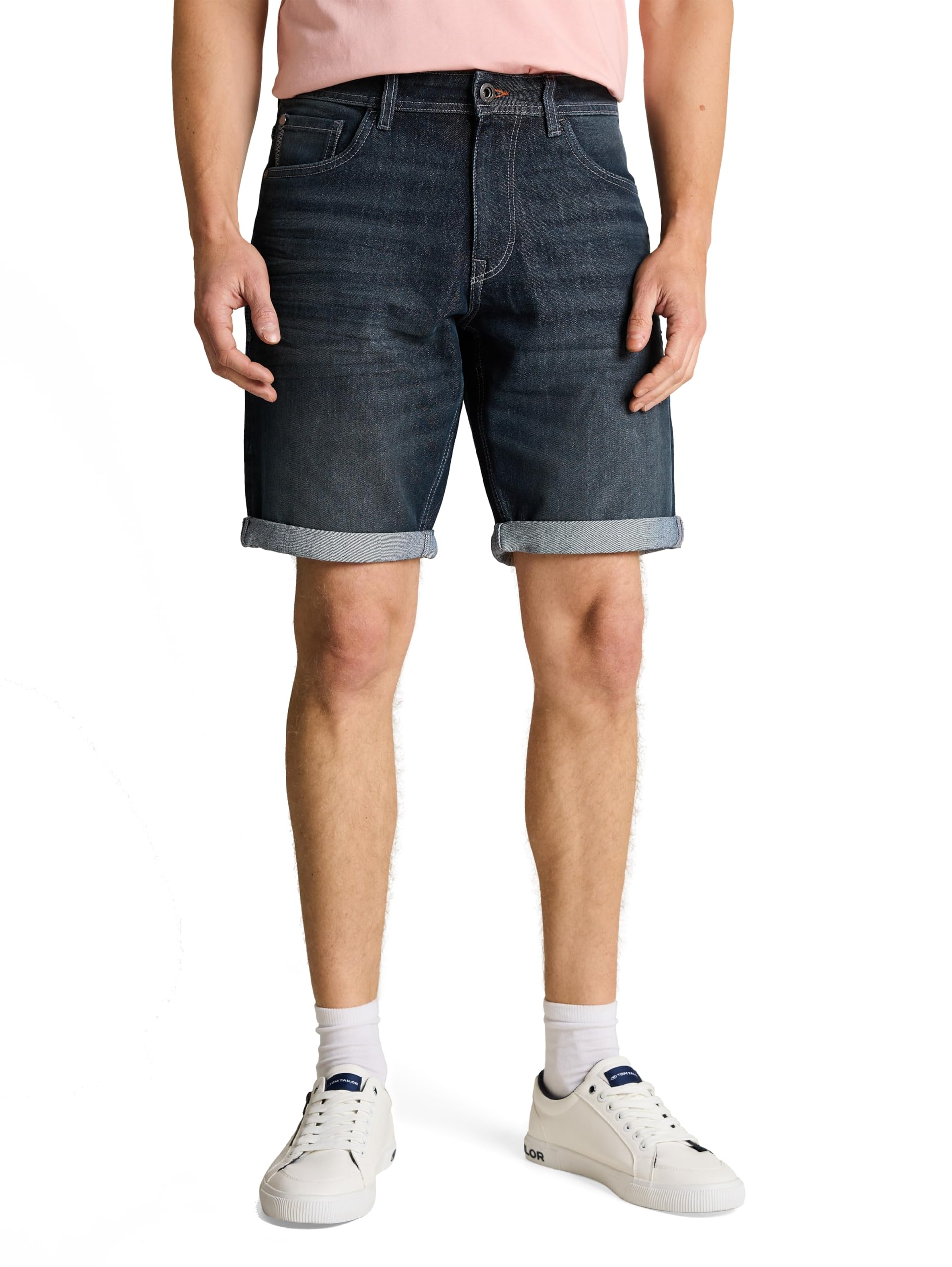 TOM TAILOR Herren TTMARVIN Straight Jeans Shorts 1050042