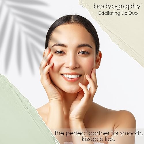 Miniatura 3 de Bodyography Exfoliating Lip Duo exfoliante y acondicionador de labios con potente aceite de marula antioxidante  Calma y protege los labios  Sin