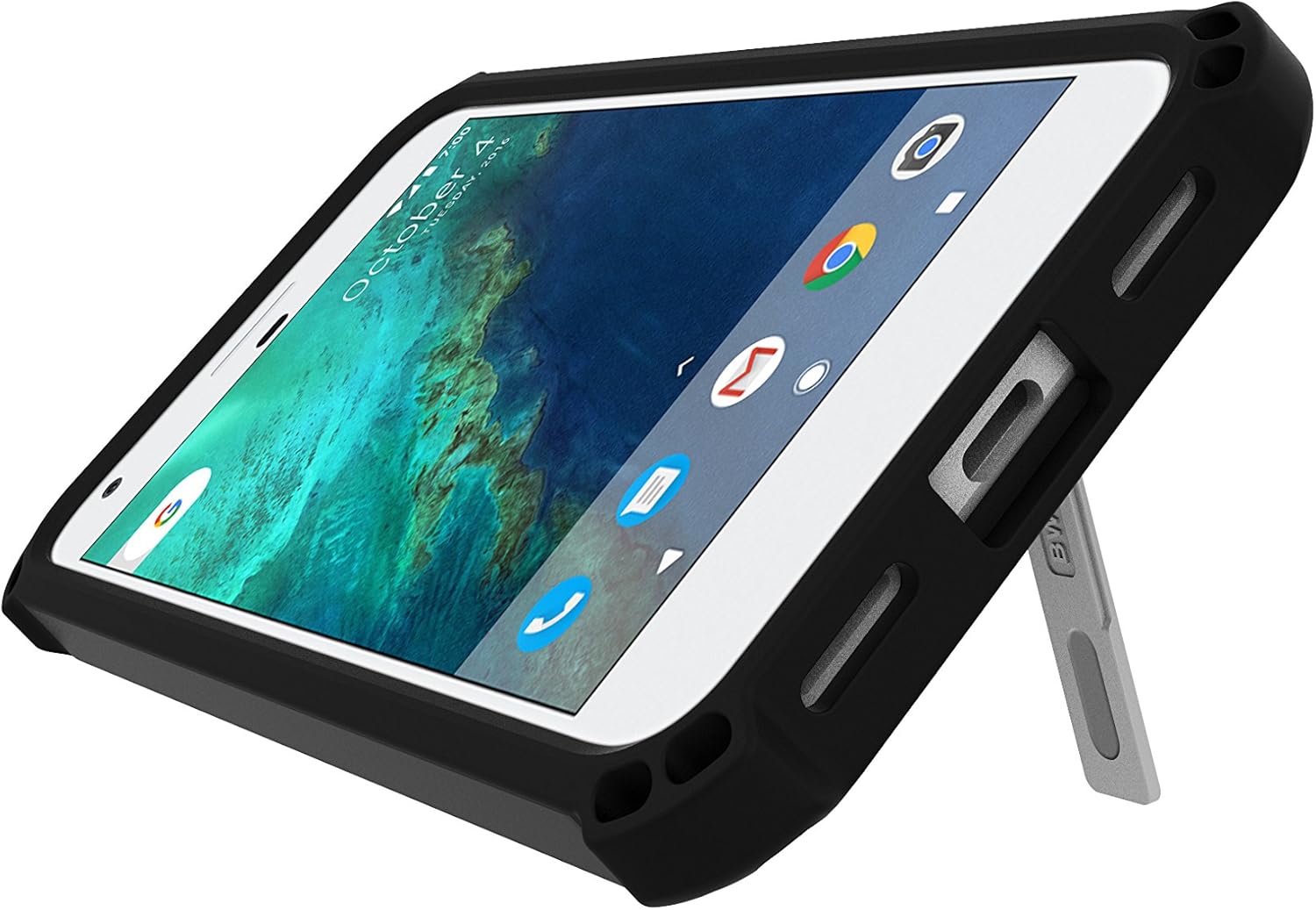 Seidio Dilex Case with Kickstand for Google Pixel - Black/Black