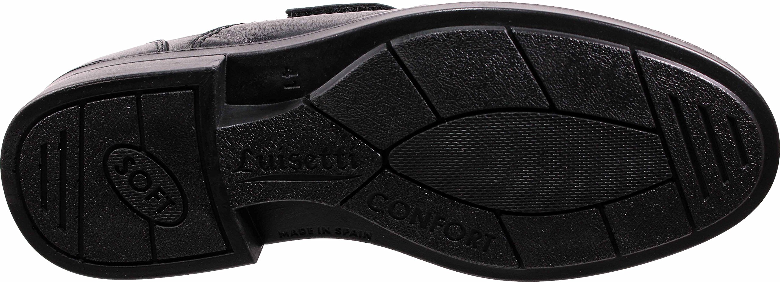 Luisetti 26854 Negro - Zapato Piel Profesional Fabricado en España (42 EU, Negro)