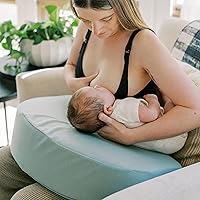 Vista 3 de Dr. Brown's Ultimate Feeding Comfort Bundle- Almohada de lactancia verde tormenta + calentador de biberones y esterilizador de lujo + paquete de 4