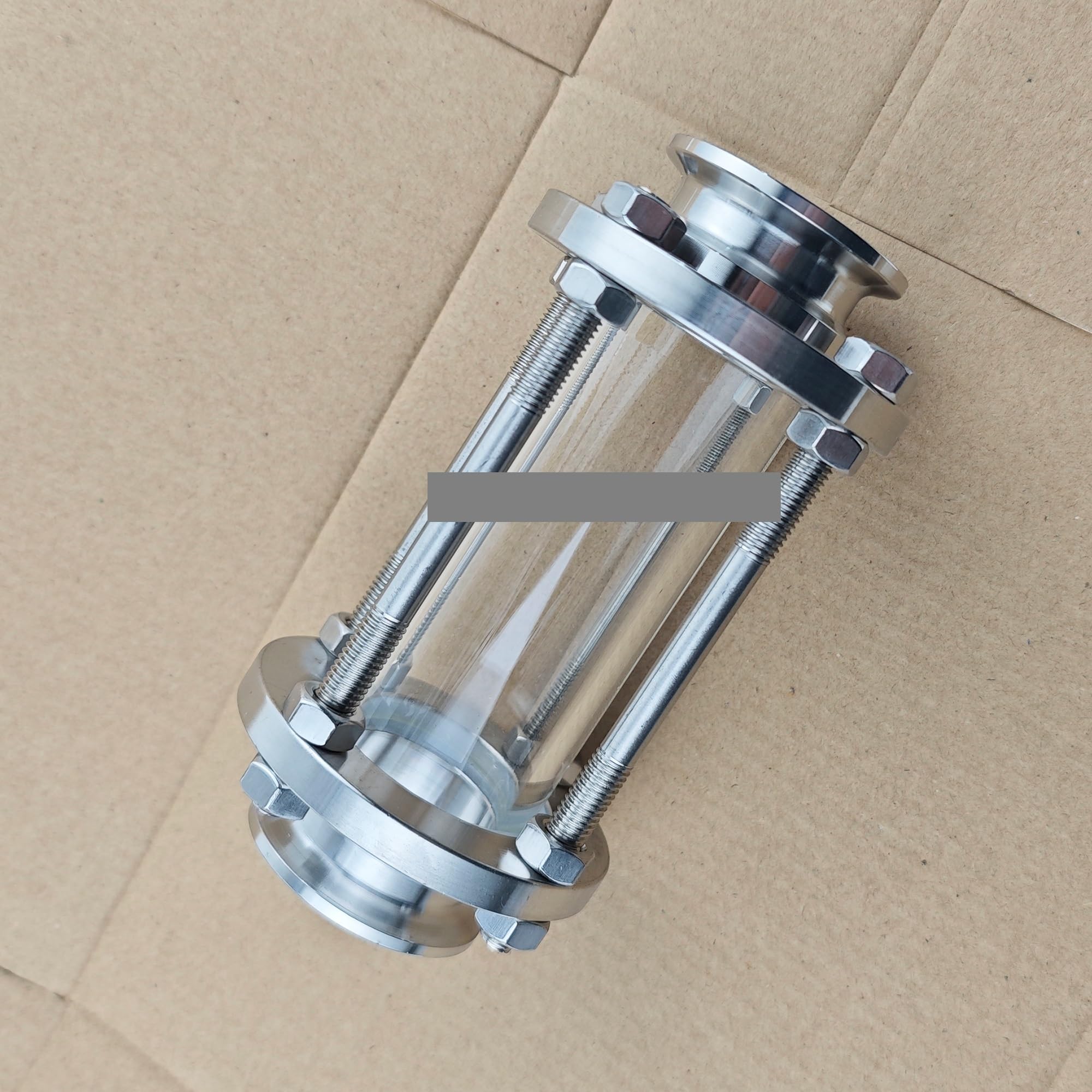 1.5" Tri Clamp(50.5mm) Sight Glass Flow Diopter Fitting OD38mm 304 Stainless Steel Homebrew Beer Ferrule