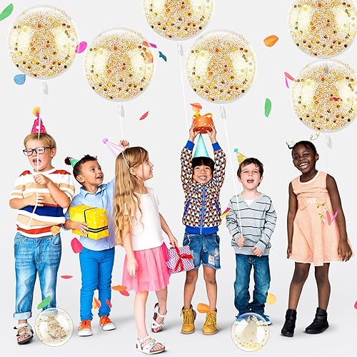 Miniatura 7 de Zubebe 100 globos transparentes Bobo para relleno, 12 pulgadas, 18 pulgadas, 20 pulgadas, 24 pulgadas, decoraciones de fiesta de burbujas