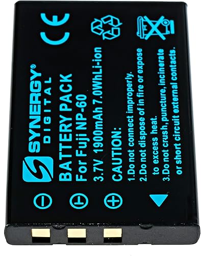 Miniatura 3 de Synergy Digital Batería para cámara, compatible con cámara digital Insignia NS-DV1080P, (iones de litio, 3.7 V, 1050 mAh), capacidad ultra alta,