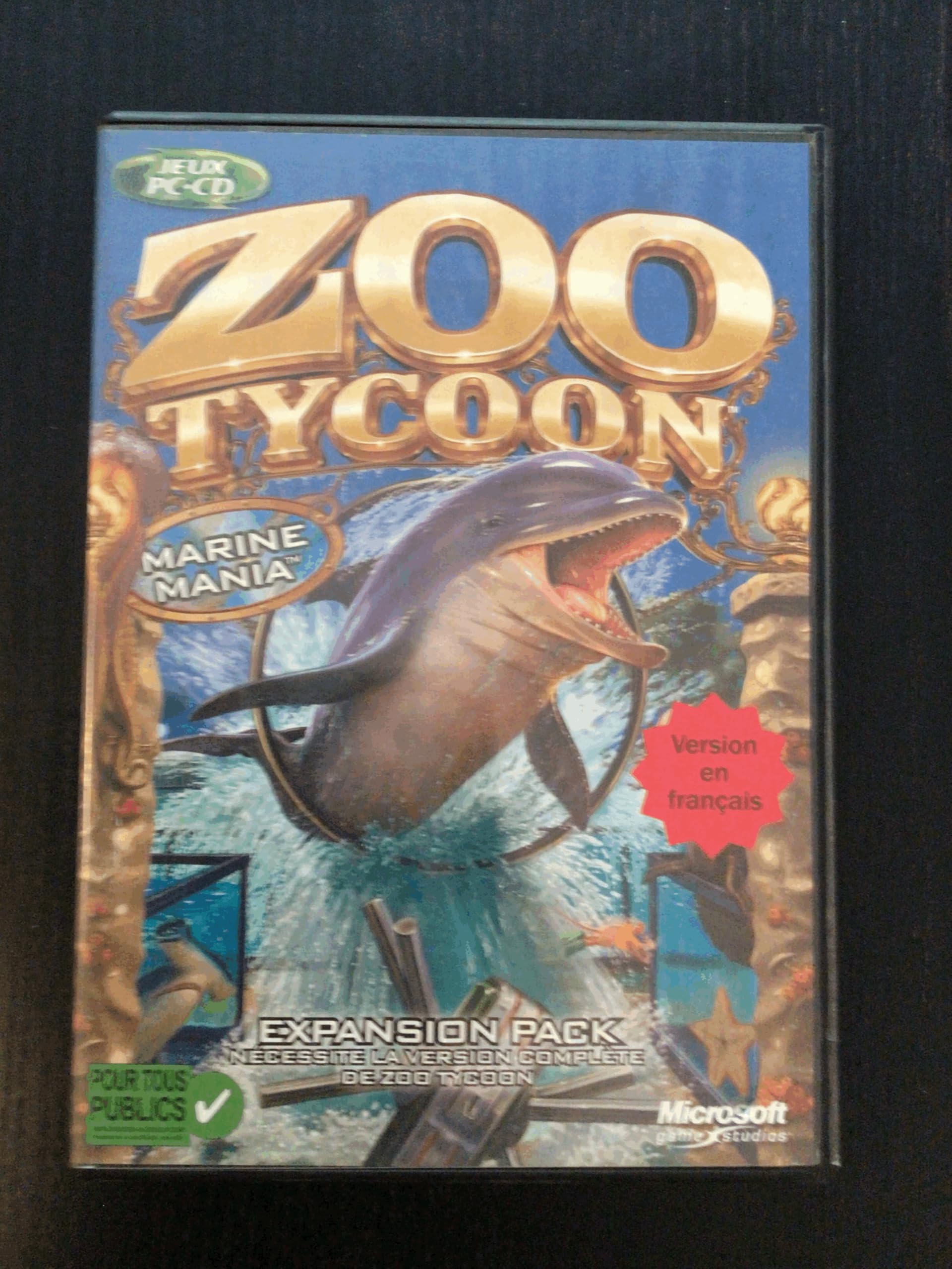 Microsoft Zoo Tycoon Marine Mania Expansion Pack (vf) [video game]