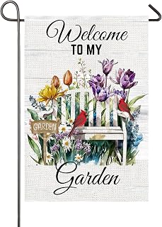 Welcome To My Garden flag
