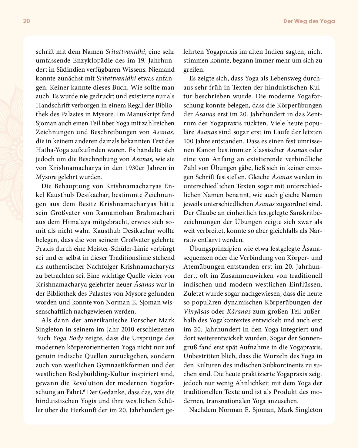 Der Weg des Yoga: Handbuch für Übende und Lehrende
