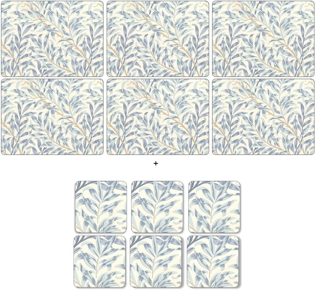 Portmeirion Home & Gifts Pimpernel Willow Bough Blue Placemats Set of