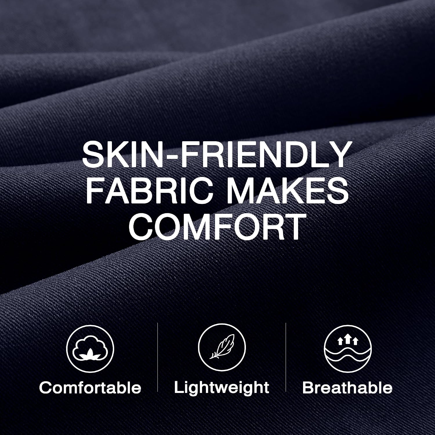 Comdecevis Mens Relaxed Fit Casual Pants Elastic Waist Sweatpants with Pockets Cargo Joggers