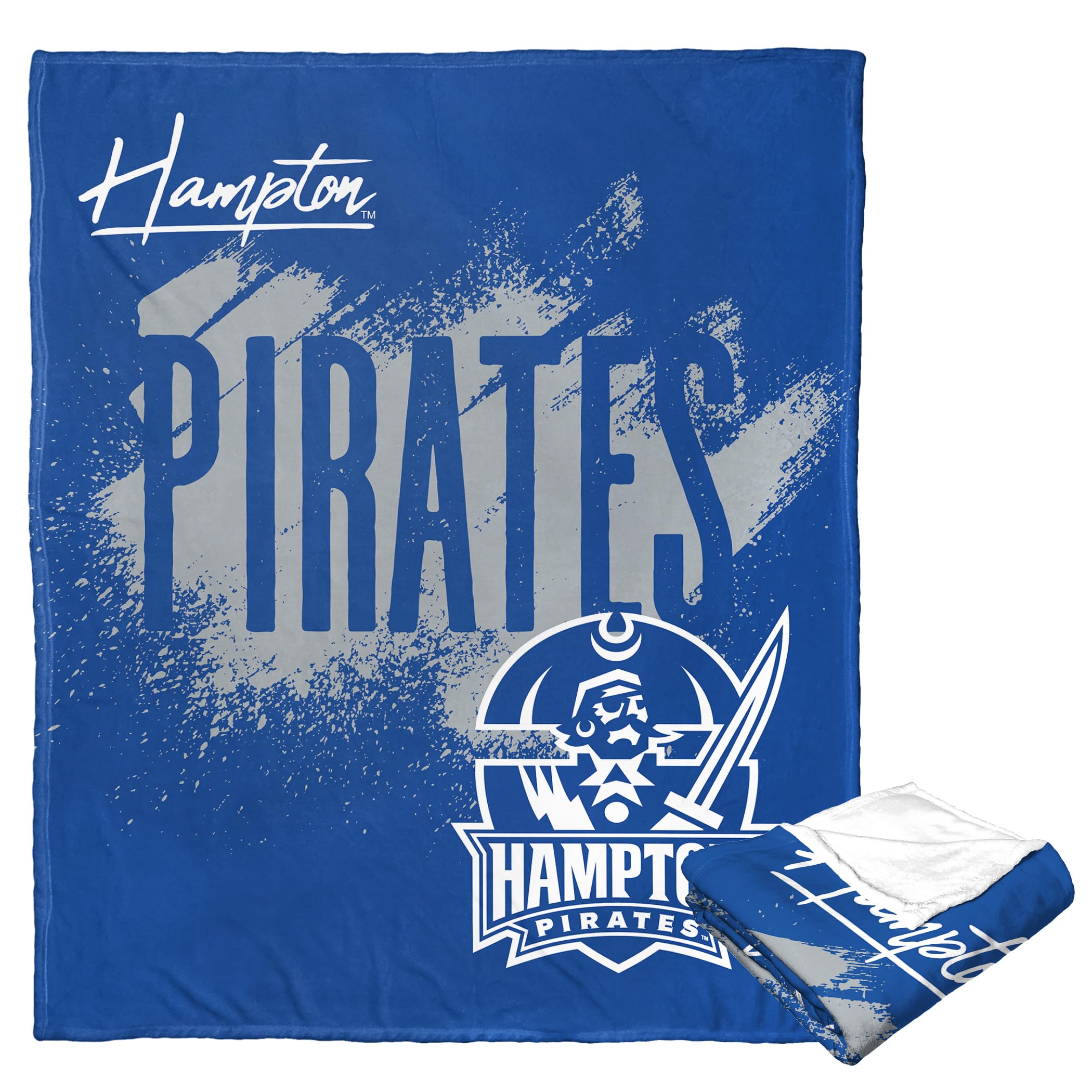 Northwest NCAA Hampton Pirates Unisex-Adult Silk Touch Throw Blanket, 50