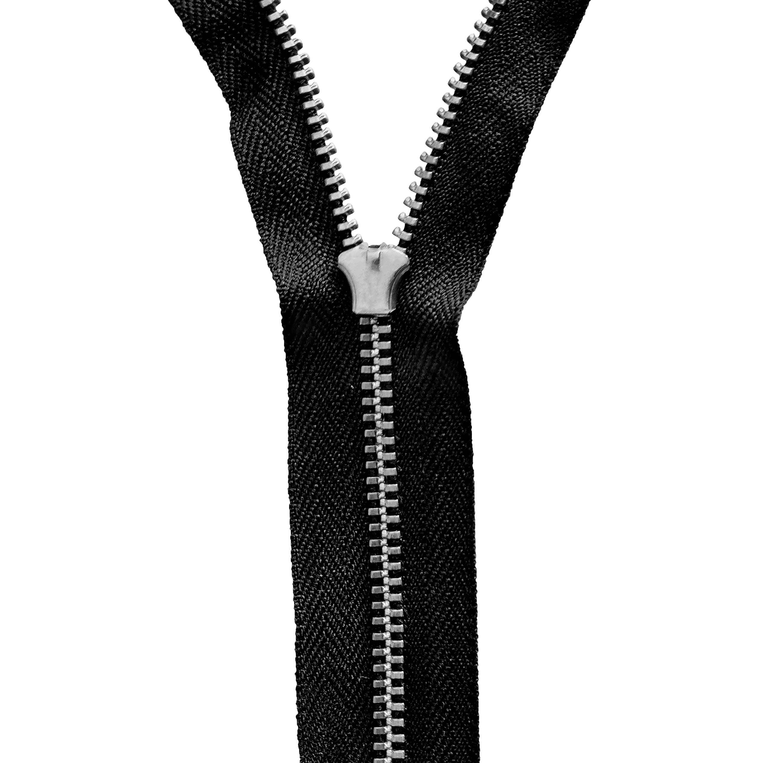 Cremallera Marino 30"/ 76CM, Aluminio Dientes, Abierta, Resistente