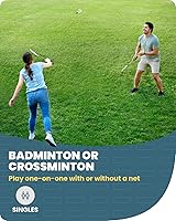 Vista 5 de Boulder Sports Badminton Rackets - Lightweight Badminton Racket Set with 3 Shuttlecocks and Racquet Case - Badminton Set for Backyard or Outdoor