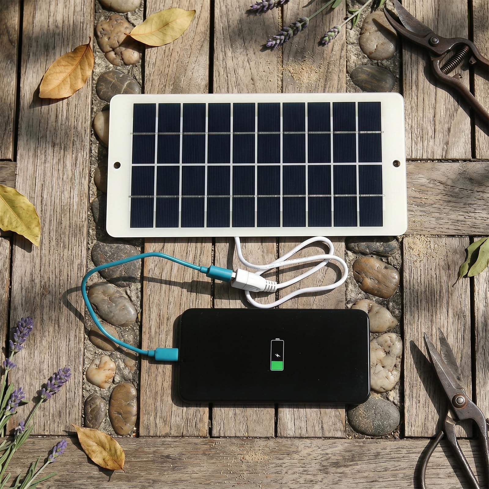 Mini solarna pompa fontannowa do ogrodów i basenów Kabel 1,5 m