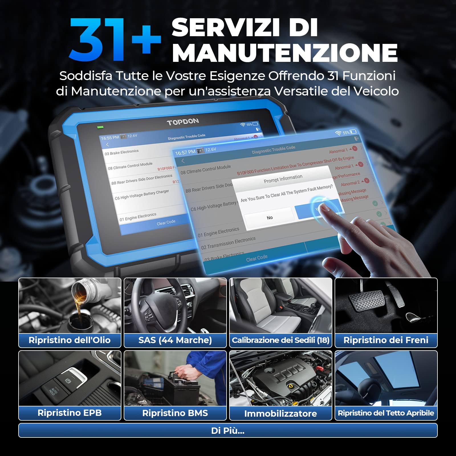 TOPDON ArtiDiag Pro 1.0 OBD2 Diagnostico Auto codifica ECU online