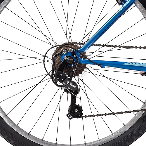 Miniatura 8 de Huffy Stone Mountain Hardtail Mountain Bike for BoysGirlsMenWomen, 20"24"26" Sizes, 6 or 21 Speed Shimano Twist Shifting, Front or Dual Suspension,