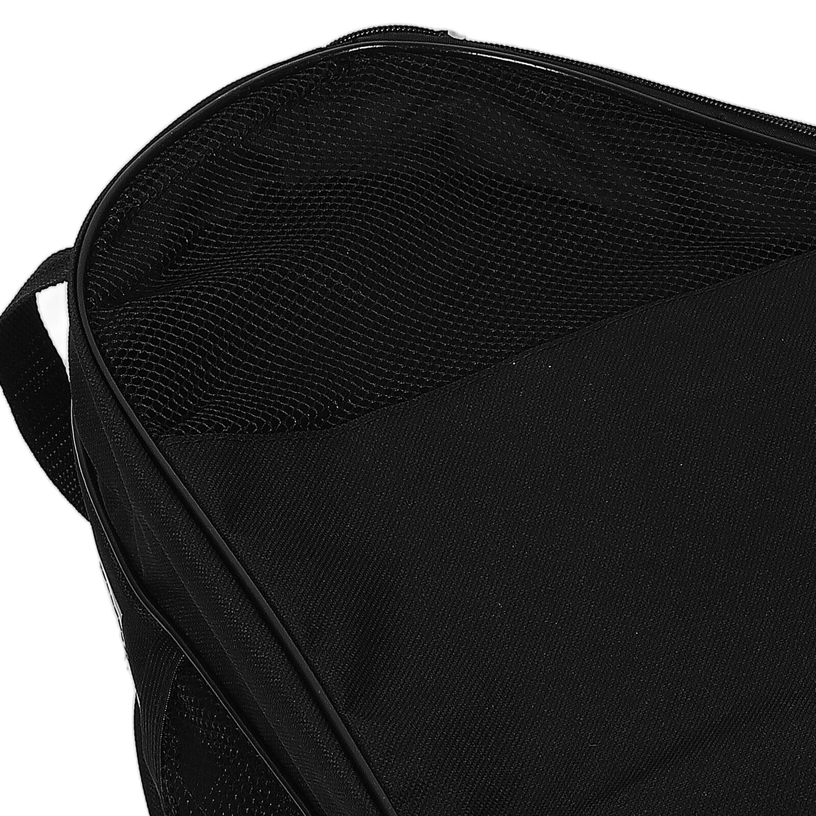 Hohopeti Borsa Pattini Rotelle Grande Capacità con Multi Scomparti Zaino e Tracolla Ergonomica Portapattini Versatile per Pattinaggio Artistico e Roller Nero Mesh Traspirante