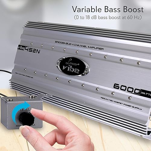 Miniatura 3 de Lanzar Audio para coche, Amplificador de audio para automóvil, Amplificador estéreo para automóvil, 6,000 vatios, 4 canales, amplificador Mosfet,