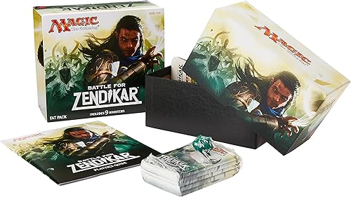 Miniatura 3 de Magic the Gathering (MTG) Batalla por Zendikar – Paquete grande (Incluye 9 Booster y 80 Full Art Land) (versión inglés)