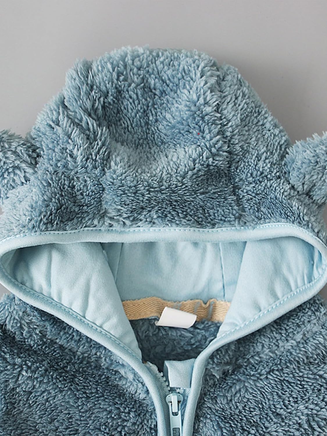 Sywiyi Unisex Baby Snowsuit Fleece Coat Hooded Long Sleeve Zip Up Hoodie Jacket Winter Warm Outerwear