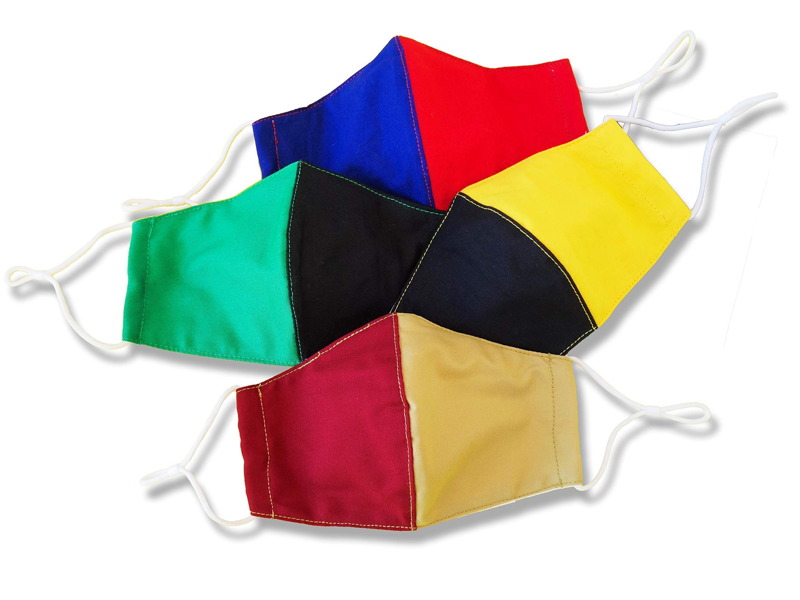 HOPE LOVE SHINE Cotton Face Masks Kids Super Hero Design Pack of 4