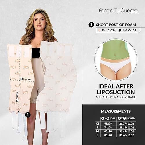 Miniatura 3 de Soporte óptimo de compresión y recuperación esta envoltura garantiza una compresión uniforme para ayudar en el cuidado posterior a la liposucción y