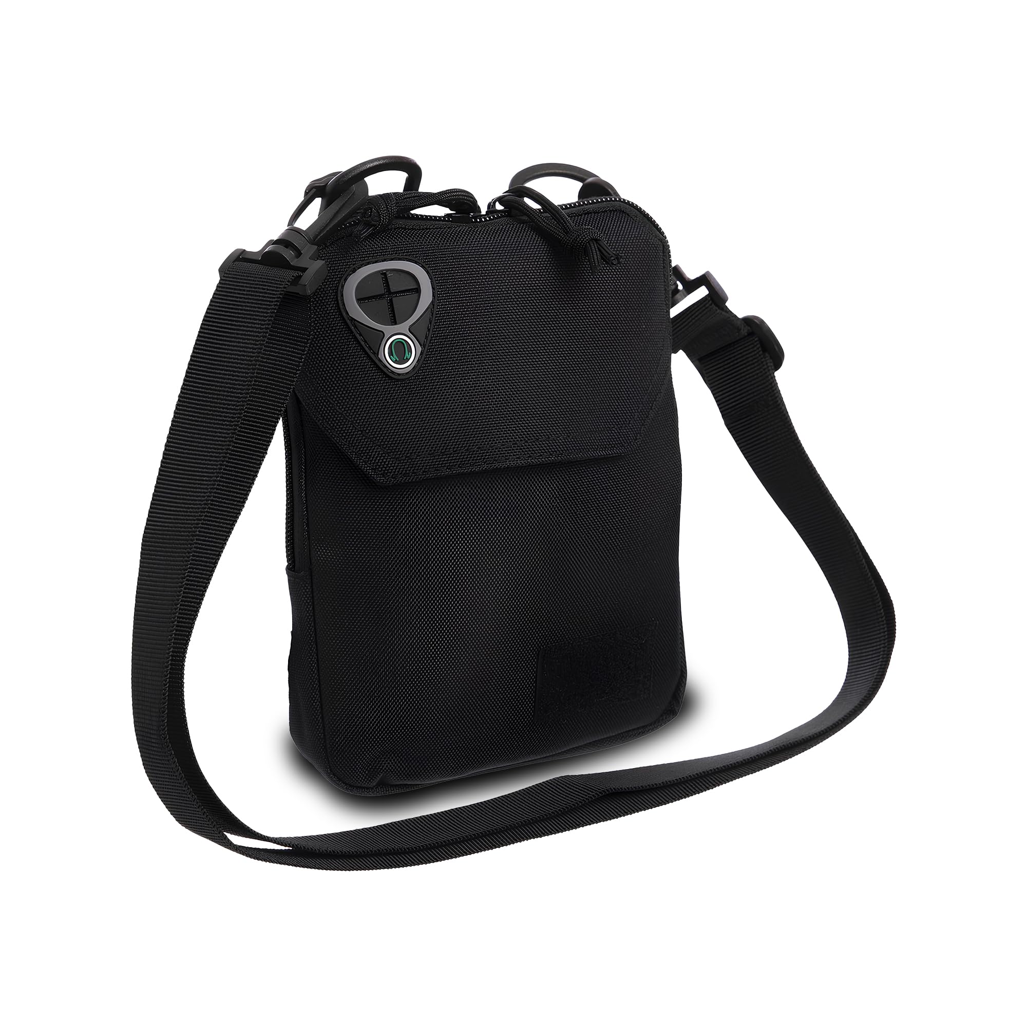 carry trip Unisex Small Messenger Bag - Passport Holder Neck Pouch with Earphone Hole | Compact, Waterproof Nylon Sling Bag for Travelers-picture-22