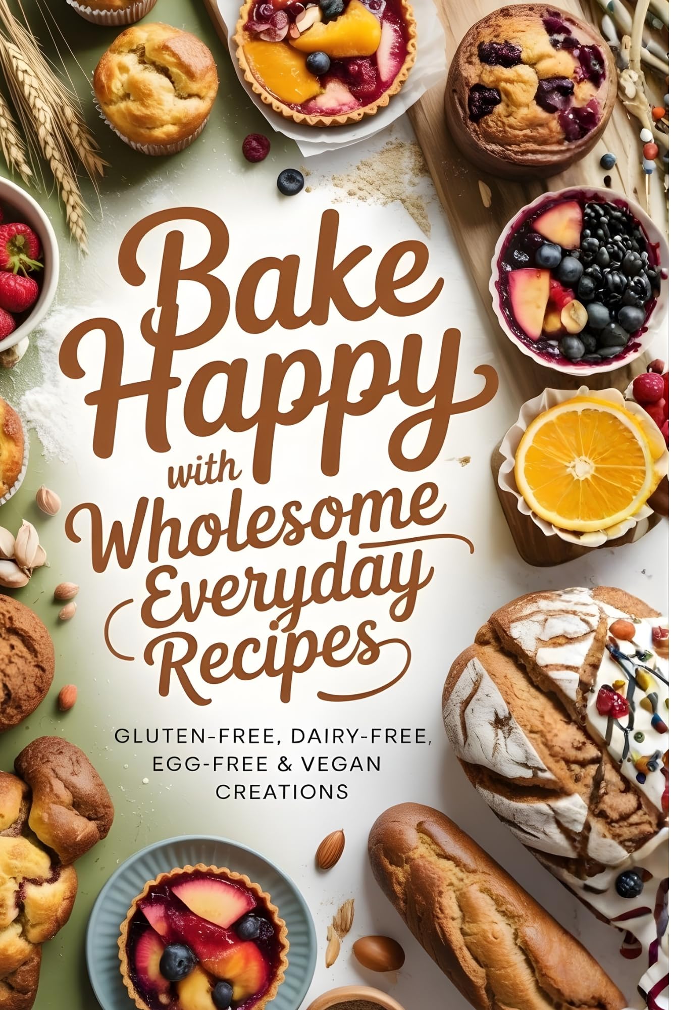 Bake Happy With Wholesome Everyday Recipes: Gluten-Free, Dairy-Free, Egg-Free & Vegan Creations