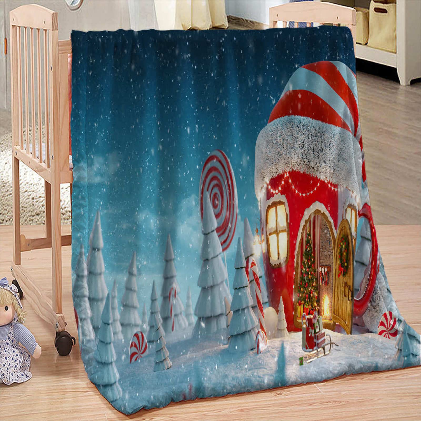 NABINO Coperta Plaid Singolo 80x150 Volpe, 3D Stampata Coperte Flanella Simpatici Animali, Fluffy E Termica E Morbida Blanket, Coperta Divano for Adulto E Bambino