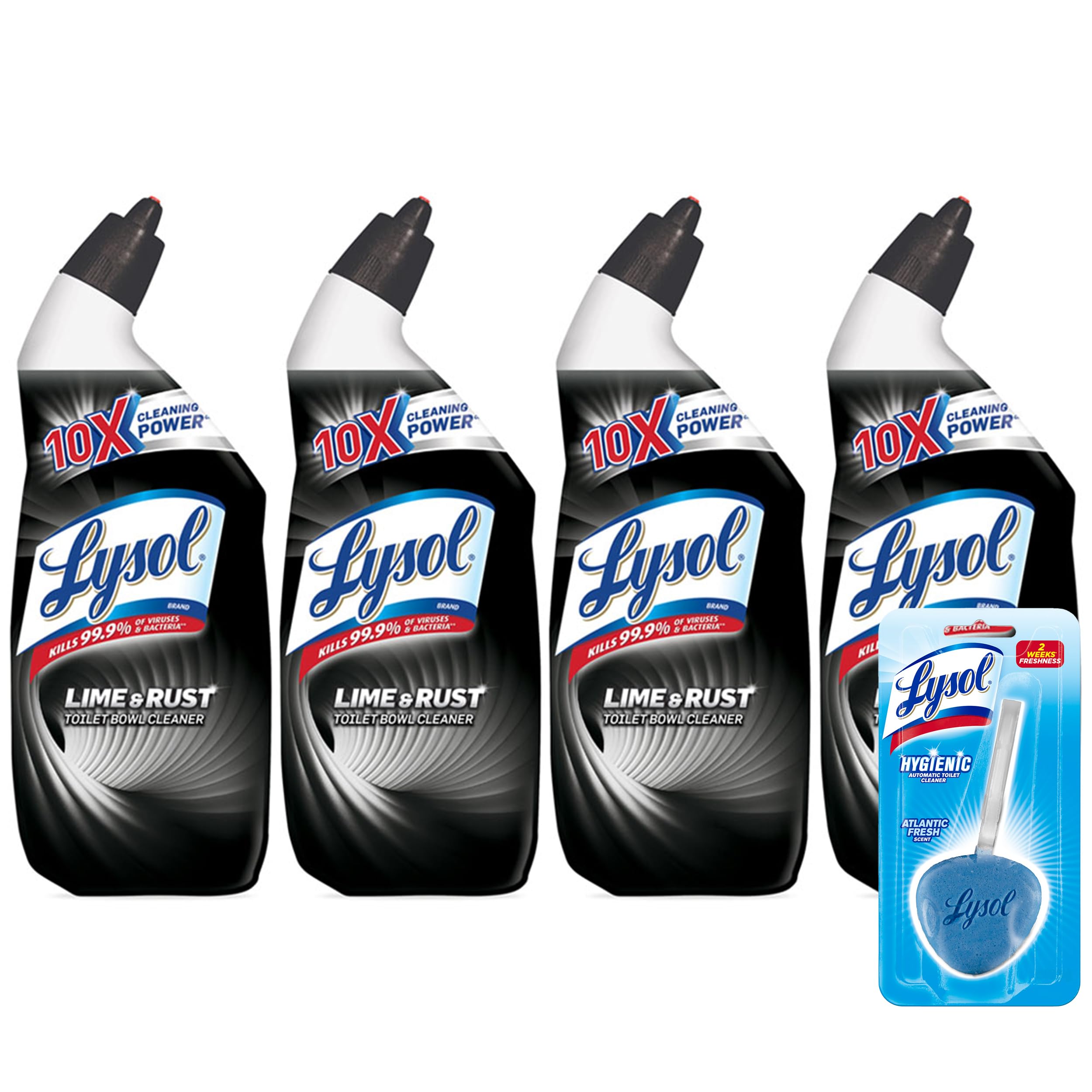 Lysol Lime & Rust Toilet Bowl Cleaner Gel, For Cleaning and