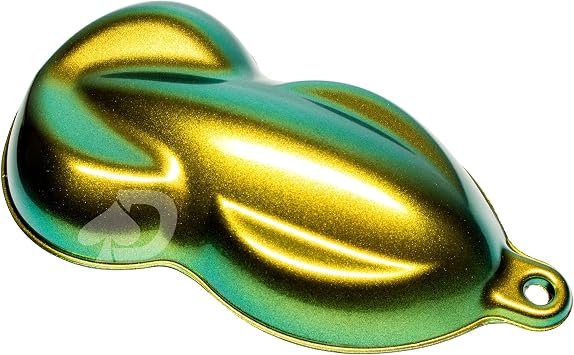 CX40 ColorShift Pearl 25g Metallic Mica Powder Pigment | Gold Green Teal Shift | Automotive Grade Pearlescent Paint Colorant | Epoxy Resin & Lacquer Dye | UV Resistant | DIY Arts/Crafts