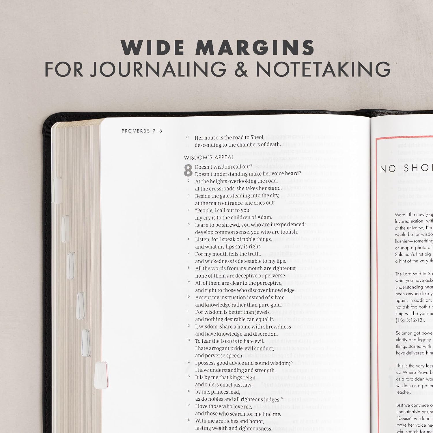 CSB She Reads Truth Bible, Black LeatherTouch, Indexed, Black Letter, Full-Color Design, Wide Margins, Journaling Space, Devotionals, Reading Plans, Single-Column, Easy-to-Read Bible Serif Type