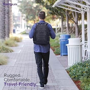 Targus Drifter Essentials Laptop Backpack, Travel Backpack for Laptops up to 16 Backpack for Men & Women, College Back Pack Bookbag or Work Backpack, School Bag Travel Backpack Black(TBB63805GL)