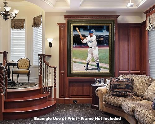 Miniatura 7 de Jackie Robinson Los Angeles Dodgers Brooklyn LA MLB Baseball 1st First Base Art Print 2RiOil on 40x50 polyester canvas