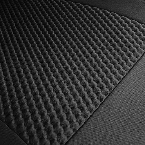 Miniatura 8 de Flying Banner Juego completo de fundas para asiento de automóvil, terciopelo cúbico, sello de calor, masaje, transpirable, asiento trasero dividido,