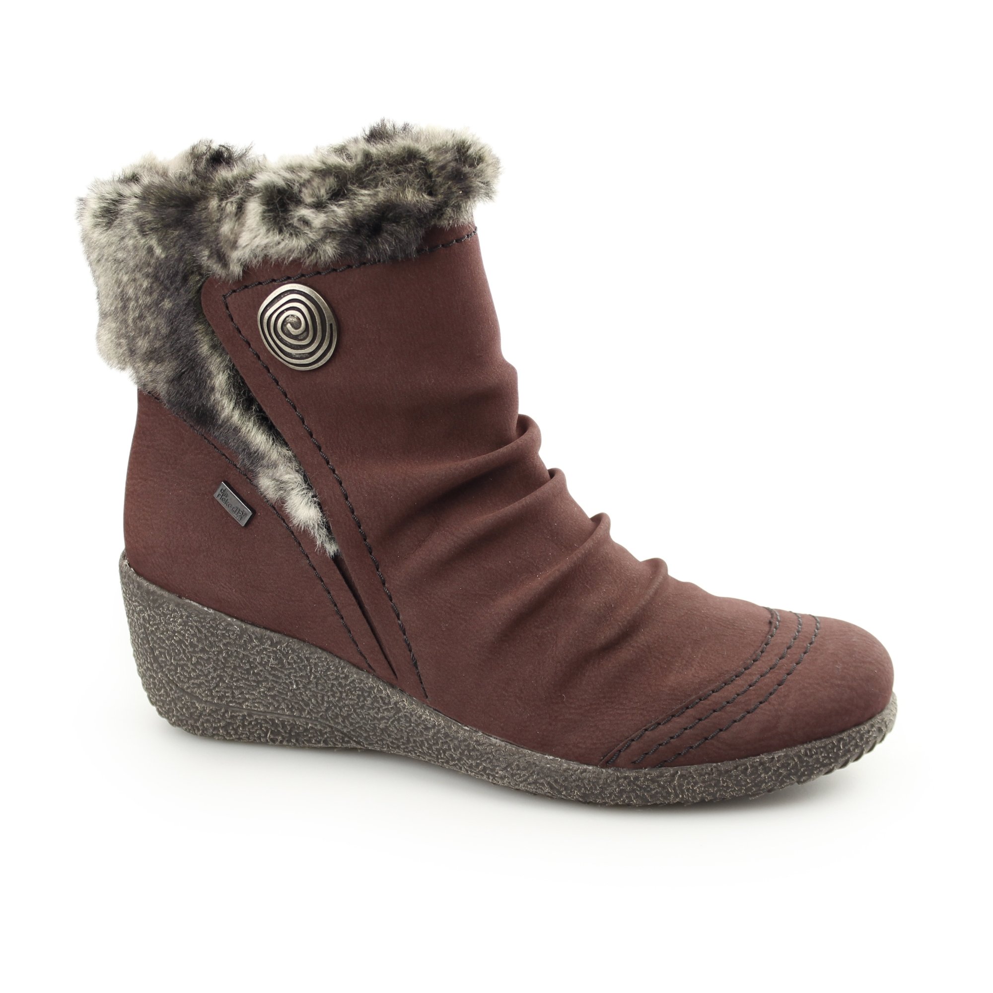 Rieker Ladies Fleece Lined Tex Boots Y0363