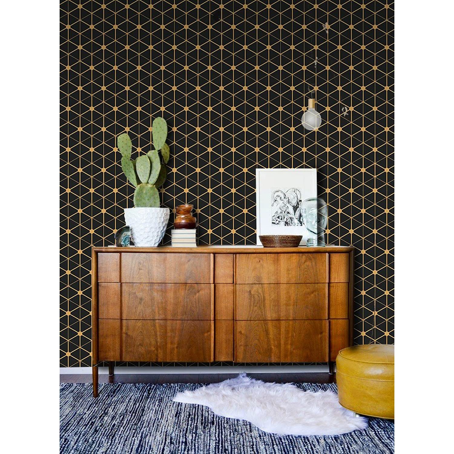 Papier peint latex Muralo 416x254cm pour masquer les imperfections des murs de salon et cuisine