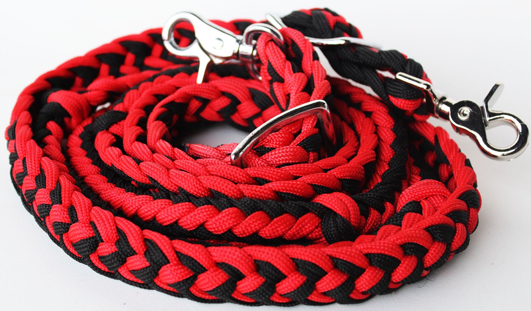Corde Nœudée Western Pour Cheval - Attelage, Rênes - Nylon Tressé