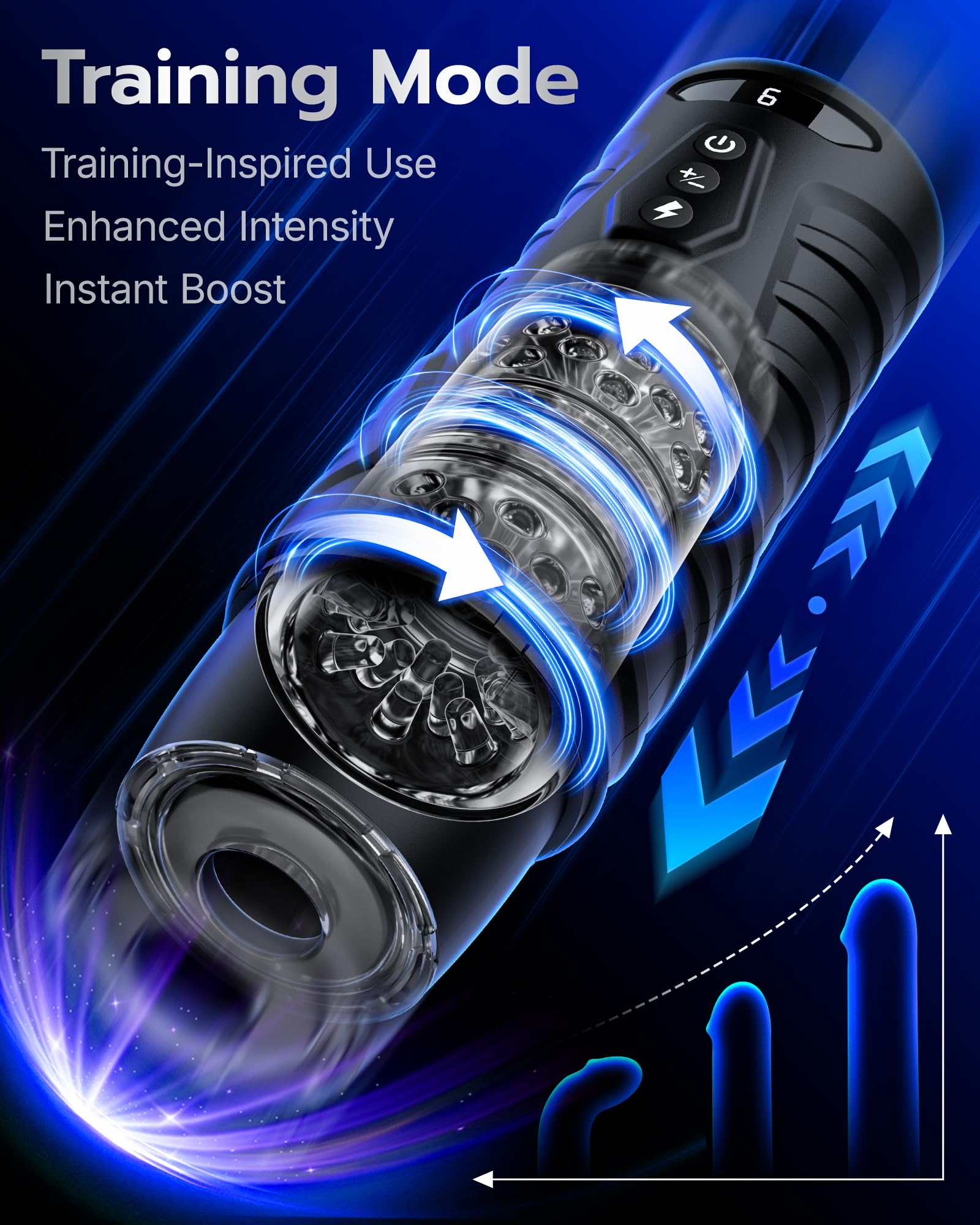 Wishly | EINSEO AI Sync Male Masturbator Sex Toys for Men - Adult Toy Male  Sex Toys with 7 Thrusting & 7 Rotating Modes, Pocket Pussy Hands Free Sex  Machine LCD Display
