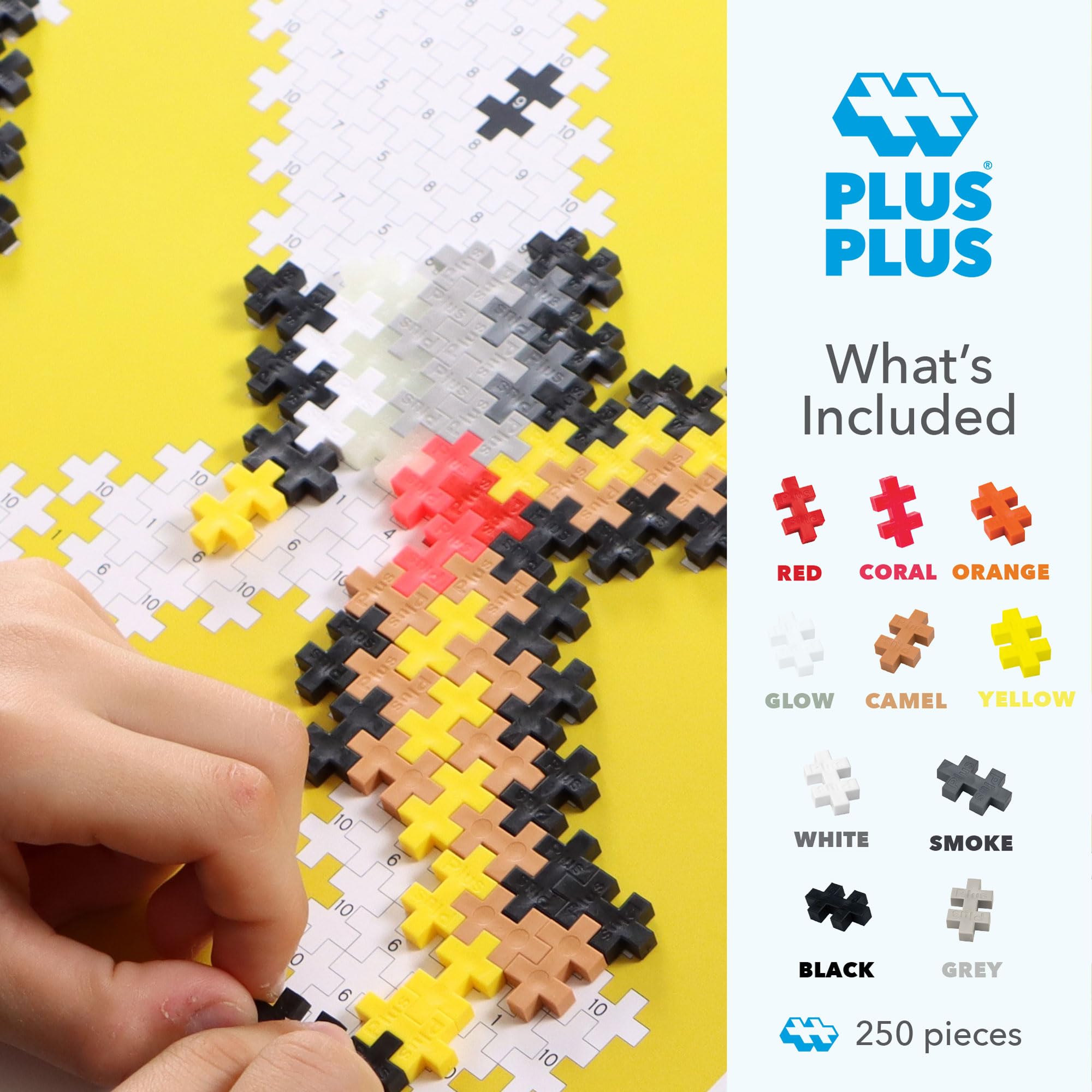 Amazon.com: Plus Plus Puzzle By Number, Adventure - 250 Piece Mini