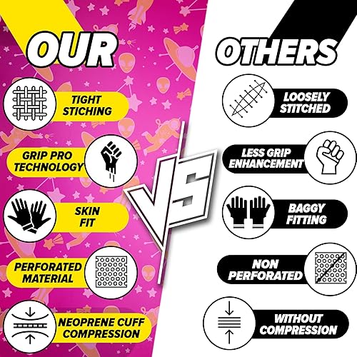 Miniatura 4 de PLAYEUR Alien Grip Infinite Pro Edition Football Gloves Endless Game  GripPro Tech for Adult, Kids & Youth Football Gloves, No Peel, Ever Tacky  A