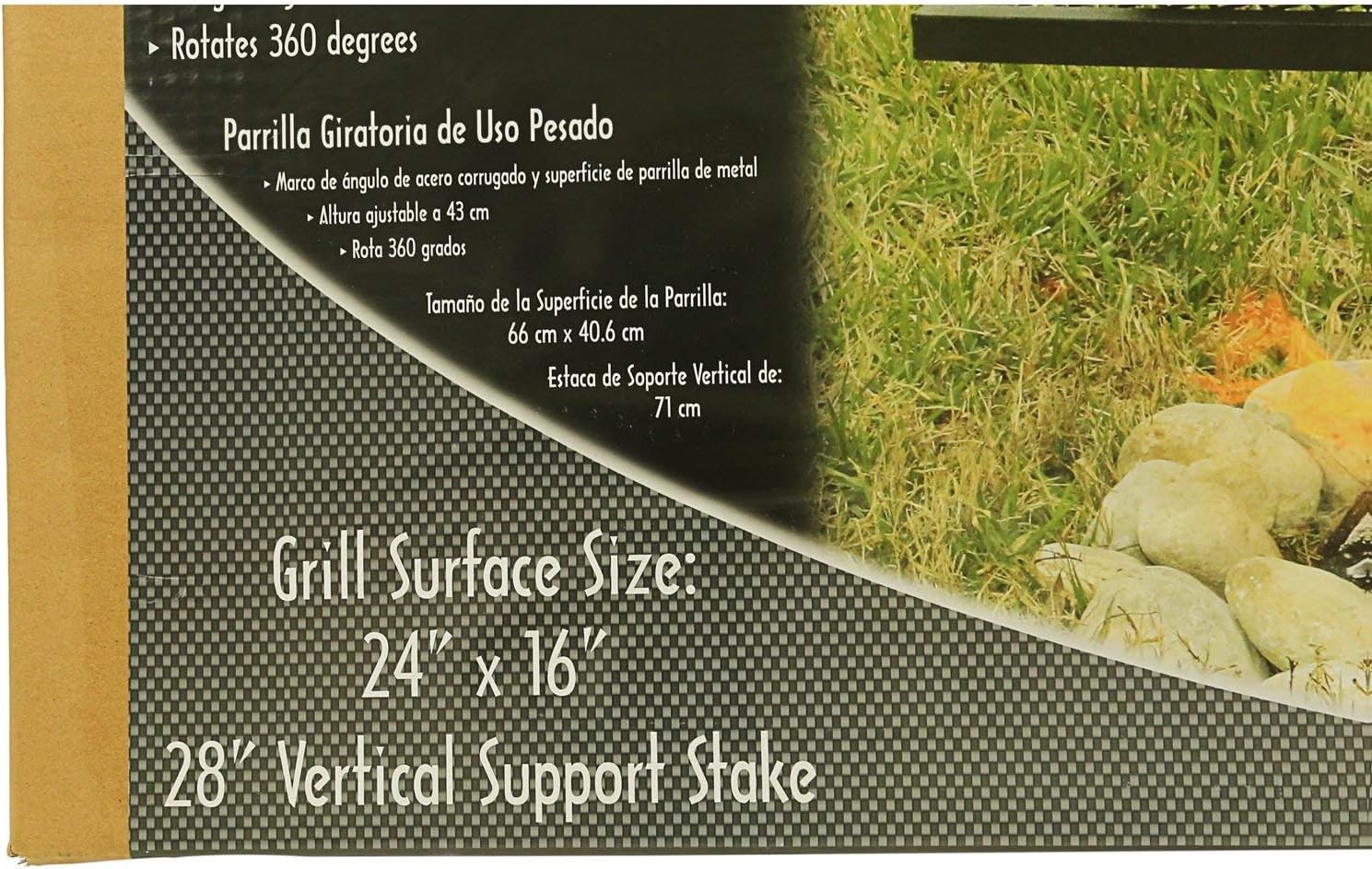 Texsport Heavy Duty Barbecue Swivel Grill for Outdoor BBQ over Open Fire : Freestanding Grills : Sports & Outdoors